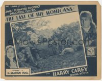 6w1063 LAST OF THE MOHICANS chapter 7 LC 1932 Harry Carey, gruesome slaughter on The Crimson Trail!