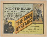 6w0641 MAN UPSTAIRS TC 1926 Monte Blue & Dorothy Devore in Earl Derr Biggers' Agony Column, rare!
