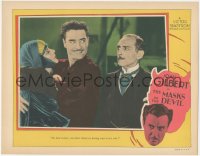 6w1106 MASKS OF THE DEVIL LC 1928 John Gilbert about to kiss Frank Reicher's wife, Alma Rubens!!