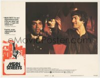 6w1107 MEAN STREETS LC #5 1973 great image of crazy Robert De Niro pointing gun, Martin Scorsese!
