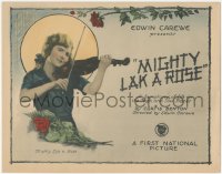 6w0644 MIGHTY LAK A ROSE TC 1923 blind violinist Dorothy Mackaill's purity makes gang go straight!