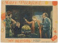 6w1133 MY BEST GIRL LC 1927 angry Mary Pickford points accusing finger at Carmelita Geraghty!
