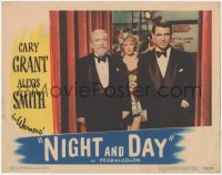 6w1148 NIGHT & DAY LC 1946 Cary Grant as Cole Porter, Jane Wyman & Monty Woolley watch from wings!