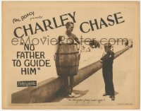 6w0656 NO FATHER TO GUIDE HIM TC 1925 kid makes fun of naked dad Charley Chase in barrel, rare!