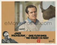 6w1160 ONE FLEW OVER THE CUCKOO'S NEST LC #5 1975 great c/u of Jack Nicholson, Milos Forman classic!