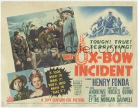 6w0665 OX-BOW INCIDENT TC 1943 Henry Fonda, directed by William Wellman, it took nerve to make it!