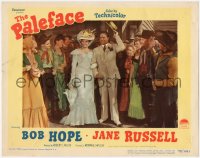6w1168 PALEFACE LC #2 1948 wedding crowd admires Bob Hope & sexy Jane Russell getting married!