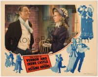6w1310 STORY OF VERNON & IRENE CASTLE LC 1939 Ginger Rogers staring at Fred Astaire in wacky makeup!