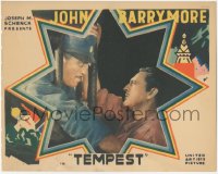 6w1325 TEMPEST LC 1928 crazed Louis Wolheim grabs at John Barrymore through prison bars, ultra rare!