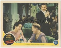 6w1335 THEY MET IN BOMBAY LC 1941 thieves Clark Gable & Rosalind Russell have a fortune in jewels!