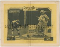 6w1339 THREE CHEERS LC 1923 woman in blackface asks boy to catch the miniature gorilla!