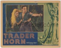 6w1353 TRADER HORN LC 1931 Duncan Renaldo protects Edwina Booth from danger in the jungle!