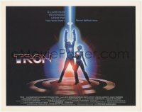 6w0721 TRON TC 1982 Walt Disney sci-fi, Jeff Bridges in a computer, cool special effects!