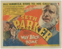 6w0735 WAY BACK HOME TC 1932 Seth Parker, Bette Davis pictured here but not on posters, ultra rare!