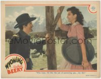 6w1394 WYOMING LC 1940 soldier Lee Bowman would like to protect pretty Ann Rutherford for life!