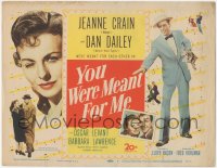 6w0741 YOU WERE MEANT FOR ME TC 1948 Dan Dailey & pretty Jeanne Crain were meant for each other!