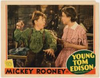 6w1399 YOUNG TOM EDISON LC 1940 mother Fay Bainter comforts her young inventor son Mickey Rooney!
