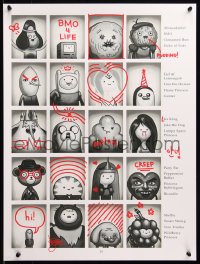 6x0073 ADVENTURE TIME #14/275 18x24 art print 2012 Mondo, art by Mike Mitchell, first edition!