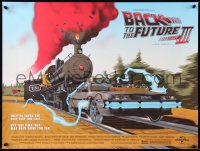 6x0193 BACK TO THE FUTURE III #2/175 18x24 art print 2018 Mondo, art by George Bletsis!