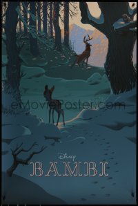 6x0197 BAMBI #2/400 24x36 art print 2017 Mondo, Laurent Durieux, regular edition!