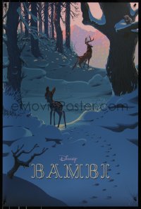 6x2082 2nd CHANCE! - BAMBI #5/225 24x36 art print 2017 Mondo, Laurent Durieux, variant edition!
