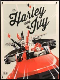 6x0270 BATMAN: THE ANIMATED SERIES #2/150 18x24 art print 2018 Mondo, Harley & Ivy, variant edition!