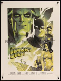6x0254 BATMAN: THE ANIMATED SERIES #2/150 18x24 art print 2018 Mondo, Demon's Quest, variant edition!