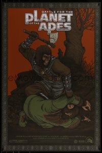 6x0286 BATTLE FOR THE PLANET OF THE APES #122/125 24x36 art print 2011 Mondo, variant edition!
