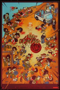 6x0287 BATTLE ROYALE signed #155/225 24x36 art print 2013 by Bryan Lee O'Malley, variant edition!