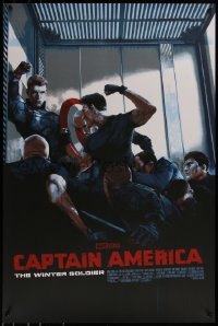 6x0417 CAPTAIN AMERICA: THE WINTER SOLDIER #5/175 24x36 art print 2018 Mondo, Aspinall, variant ed.!