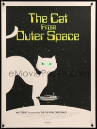 6x0429 CAT FROM OUTER SPACE #16/115 18x24 art print 2014 Mondo, wild sci-fi art by Jay Shaw!