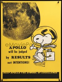 6x0431 CHARLES SCHULZ #34/175 18x24 art print 2019 Mondo, Peanuts, Apollo Era Safety Poster A!
