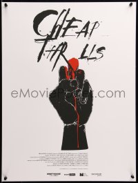 6x0432 CHEAP THRILLS #1/100 18x24 art print 2014 Mondo, cool art of bloody fist by Jay Shaw!