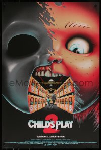 6x0434 CHILD'S PLAY 2 #23/225 24x36 art print 2018 Mondo, Matt Ryan Tobin horror art of Chucky!