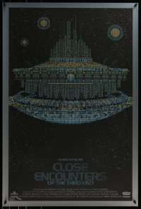 6x0452 CLOSE ENCOUNTERS OF THE THIRD KIND signed #258/300 24x36 art print 2011 Slater, blue edition!