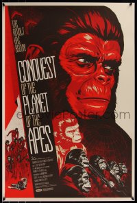 6x0466 CONQUEST OF THE PLANET OF THE APES #2/370 24x36 art print 2012 Mondo, regular edition!