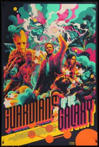 6x2183 2nd CHANCE! - GUARDIANS OF THE GALAXY #25/200 24x36 art print 2017 Mondo, art by Taylor. variant edition!