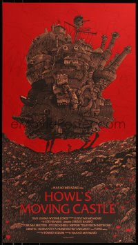 6x2191 2nd CHANCE! - HOWL'S MOVING CASTLE #3/430 20x36 art print 2013 Mondo, art by Olly Moss, first edition!