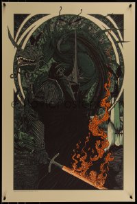 6x1173 LORD OF THE RINGS: THE RETURN OF THE KING #2/180 art print 2013 Witch King & Fell Beast, reg!