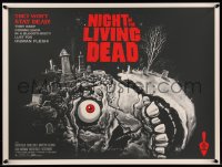 6x2248 2nd CHANCE! - NIGHT OF THE LIVING DEAD #92/100 18x24 art print 2017 Mondo, Gary Pullin art, variant edition!