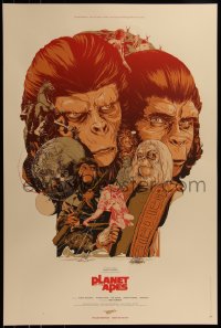 6x1476 PLANET OF THE APES #2/415 24x36 art print 2011 Mondo, art by Martin Ansin, first edition!