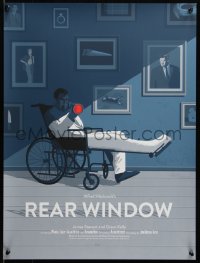 6x1554 REAR WINDOW #2/225 18x24 art print 2018 Mondo, Jimmy Stewart in cast by Stephan Schmitz!