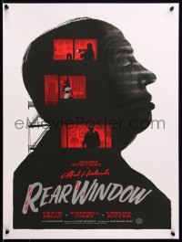 6x1556 REAR WINDOW #2/125 18x24 art print 2019 Mondo, Pullin art of cast, Hitchcock, variant edition!