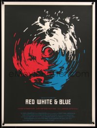6x1560 RED WHITE & BLUE #8/50 18x24 art print 2010 Mondo, wild cast art by Sawdust!