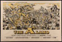 6x0042 REMEMBER THE ALAMO signed #118/270 24x36 art print 2006 by artist Tyler Stout, Mondo, 1st ed.
