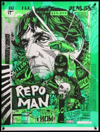 6x1566 REPO MAN #167/510 18x24 art print 2013 Mondo, Tyler Stout, regular edition!