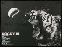 6x1608 ROCKY III #2/275 18x24 art print 2012 Mondo, wild Jay Shaw boxer tiger art, first edition!