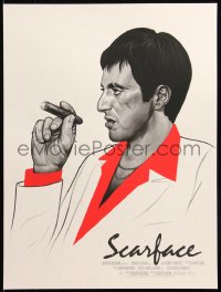 6x1632 SCARFACE #98/375 18x24 art print 2013 Mondo, Al Pacino by Mike Mitchell, regular edition!