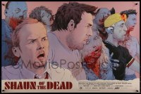 6x1658 SHAUN OF THE DEAD #2/325 24x36 art print 2019 Mondo, art by Robert Sammelin!