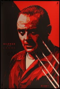 6x1670 SILENCE OF THE LAMBS signed #382/400 24x36 art print 2013 by Taylor, Mondo, first edition!